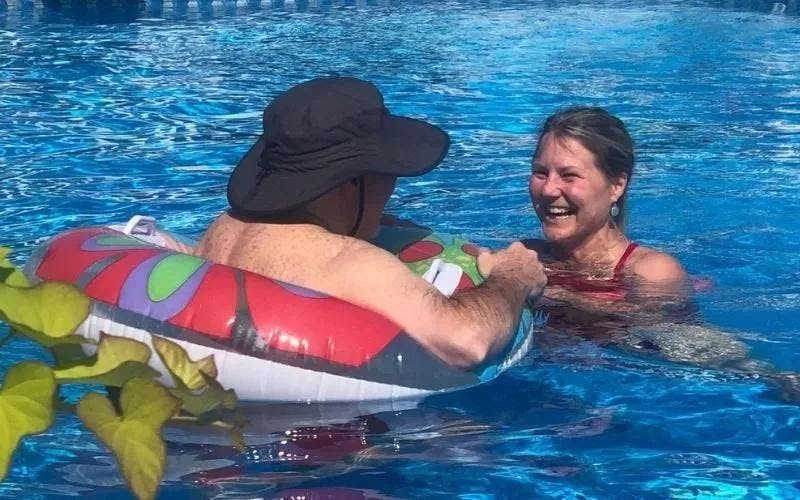 WellSpan BrightSpot: Jumping in a pool to help a patient find joy